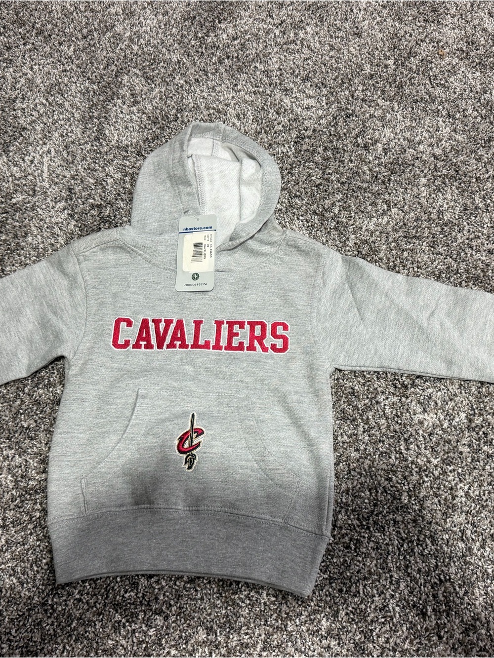 Cleveland Cavaliers Gray toddler Hoodie - Pullover Sweatshirt